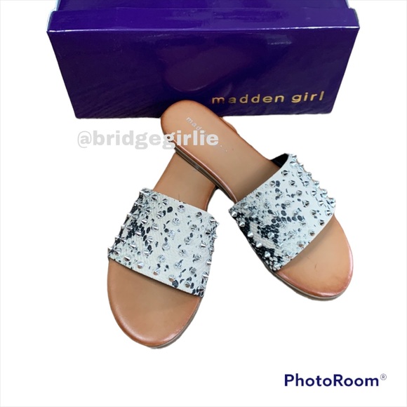Madden Girl Shoes - Madden Girl Studded Sandals - Farrin